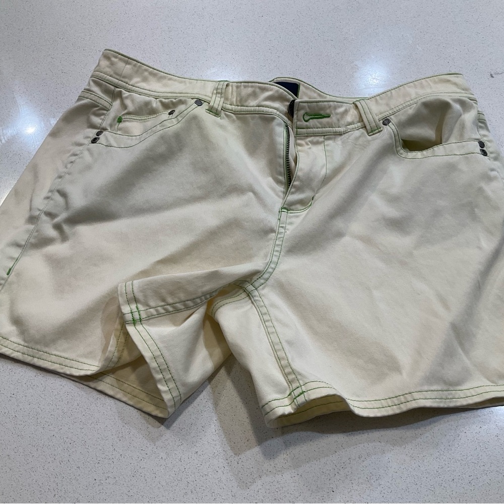 Women’s Tommy Bahama Yellow Denim Shorts